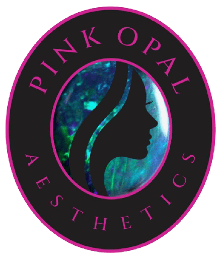 Logo for Pink Opal Aesthetics in San Mateo, CA