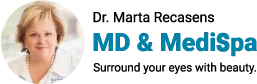 Logo for Dr. Marta Recasens' MediSpa in Glendale, CA