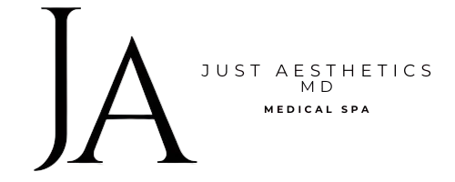 Logo for Just Aesthetics MD in Elk Grove, CA