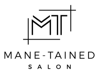 Logo for Mane-Tained Salon in Costa Mesa, CA